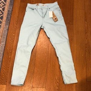 NWT Levi’s 721 high rise skinny ankle jeans